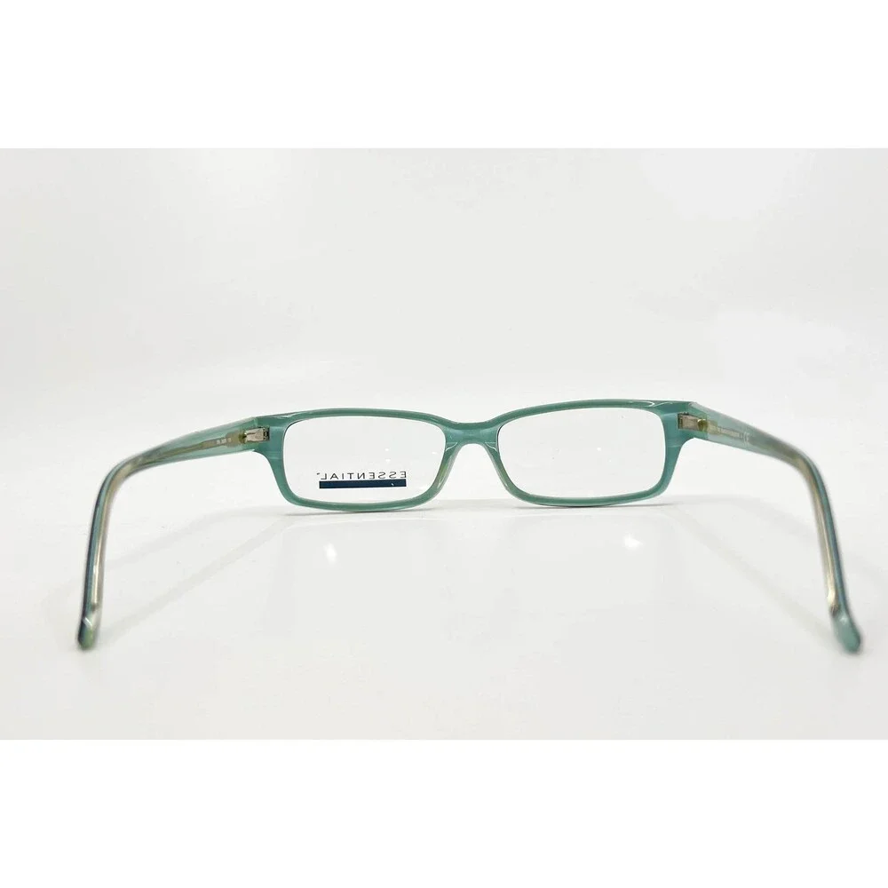 Essential Eyewear EN 3679 Black Turquoise Rectangular Glasses Frames 52-16-135